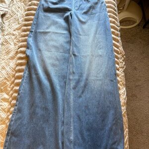 HALARA Denim-Look High Waist Leggings in Dark Blue